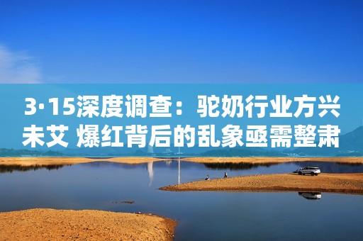 详细阅读:3·15深度调查:驼奶行业方兴未艾 爆红背后的乱象亟需整肃 3·15深度调查:驼奶行业方兴未艾 爆红背后的乱象亟需整肃