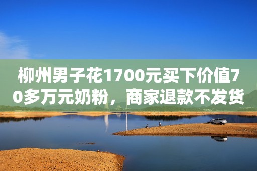 柳州男子花1700元买下价值70多万元奶粉，商家退款不发货！结果…