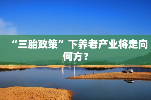 “三胎政策”下养老产业将走向何方？
