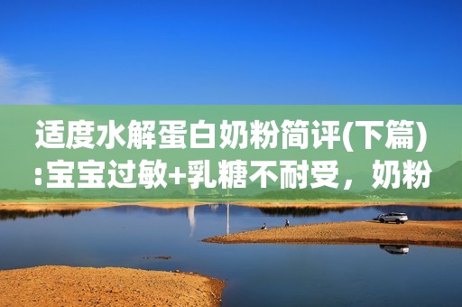 适度水解蛋白奶粉简评(下篇):宝宝过敏+乳糖不耐受，奶粉怎么选？