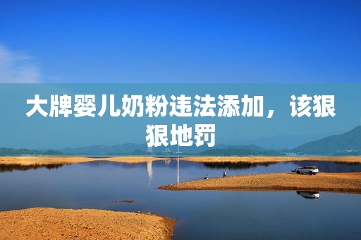 大牌婴儿奶粉违法添加，该狠狠地罚