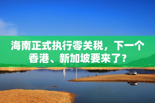 海南正式执行零关税，下一个香港、新加坡要来了？