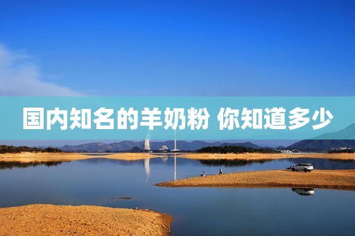 国内知名的羊奶粉 你知道多少
