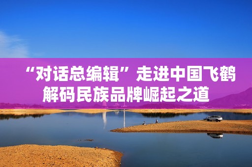 “对话总编辑”走进中国飞鹤 解码民族品牌崛起之道