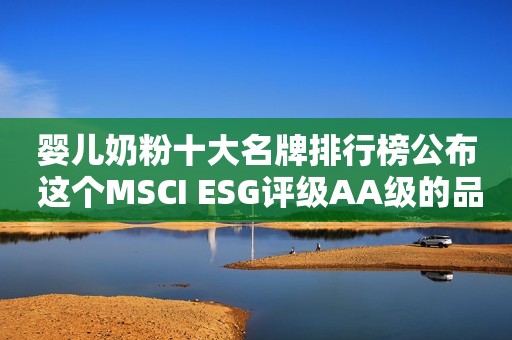 婴儿奶粉十大名牌排行榜公布 这个MSCI ESG评级AA级的品牌不一般