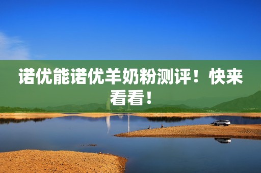 诺优能诺优羊奶粉测评！快来看看！