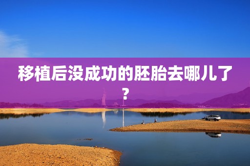 移植后没成功的胚胎去哪儿了?