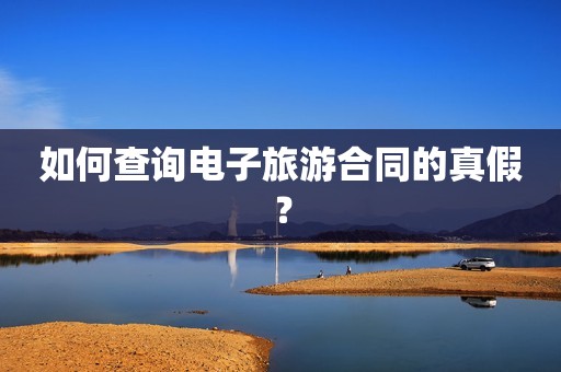 如何查询电子旅游合同的真假？