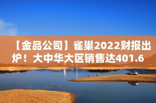 【金品公司】雀巢2022财报出炉！大中华大区销售达401.6亿元