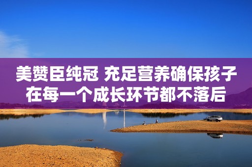 美赞臣纯冠 充足营养确保孩子在每一个成长环节都不落后
