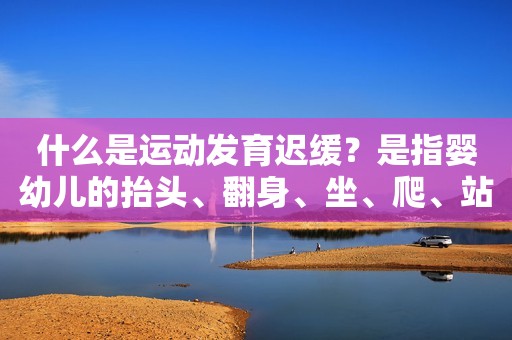 什么是运动发育迟缓？是指婴幼儿的抬头、翻身、坐、爬、站、走、跑、跳等大运动发育落后，又或在抓握、拇指和食指捏东西、转动脚趾、嘴唇与舌头品尝及感受物品等精细运动的发育落后。总之是运动水平没有达到应有的月龄/年龄水平，但在认知和语言等方面基本正常。  医生指出，通常早产儿或出现过缺氧、病理性黄疸、营养不良、颅内出血的宝宝比其他足月正常出生的宝宝更容易出现运动发育迟缓。其主要特征是运动方面的明显损害，比如，宝宝学会坐以后，随着腰部力量增加和平衡能力的提高，他就有能力学爬行。但如果宝宝7个月还不能独坐，