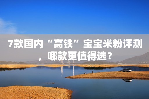 7款国内“高铁”宝宝米粉评测，哪款更值得选？