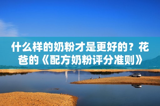 什么样的奶粉才是更好的？花爸的《配方奶粉评分准则》
