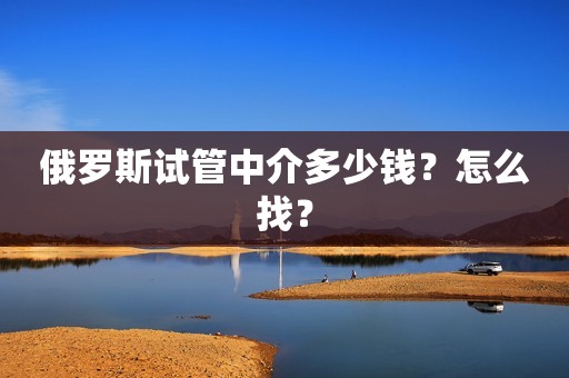 俄罗斯试管中介多少钱？怎么找？