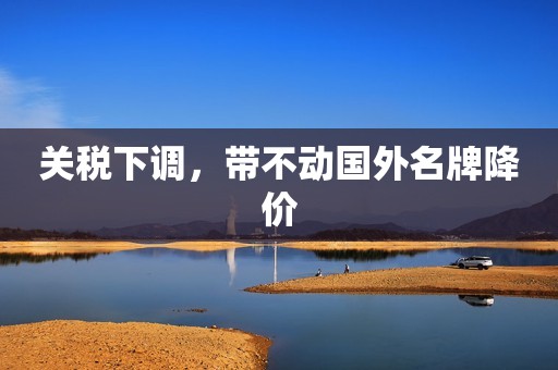 关税下调，带不动国外名牌降价
