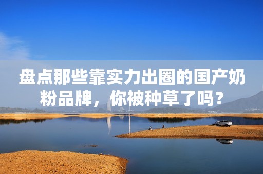 盘点那些靠实力出圈的国产奶粉品牌，你被种草了吗？