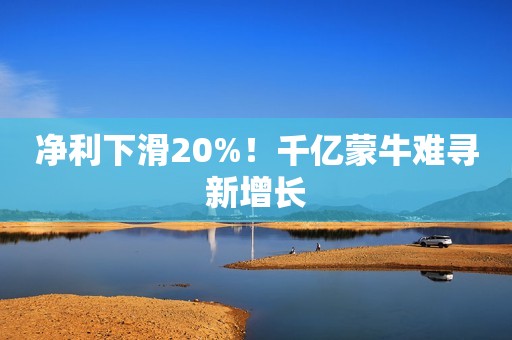 净利下滑20%！千亿蒙牛难寻新增长