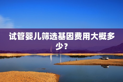 试管婴儿筛选基因费用大概多少？