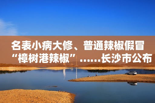 名表小病大修、普通辣椒假冒“樟树港辣椒”……长沙市公布十大消费维权典型案例
