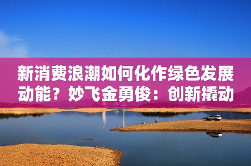 新消费浪潮如何化作绿色发展动能？妙飞金勇俊：创新撬动千亿市场