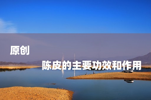 原创
            陈皮的主要功效和作用