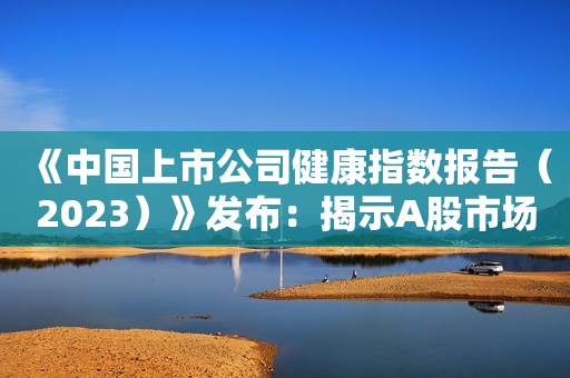 《中国上市公司健康指数报告（2023）》发布：揭示A股市场多维健康状况