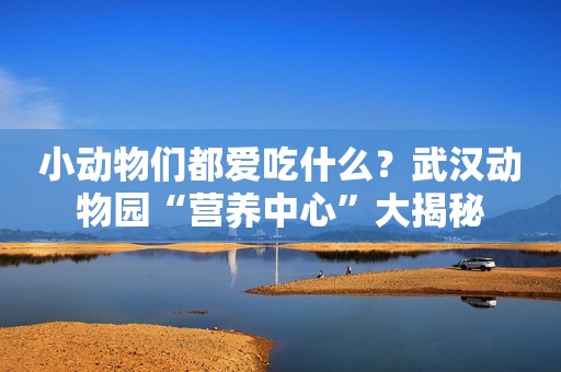 小动物们都爱吃什么？武汉动物园“营养中心”大揭秘