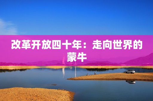 改革开放四十年：走向世界的蒙牛