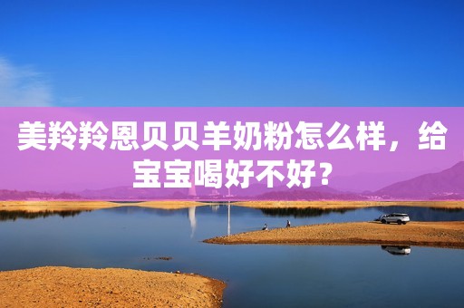 美羚羚恩贝贝羊奶粉怎么样，给宝宝喝好不好？