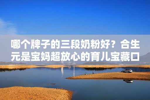 哪个牌子的三段奶粉好？合生元是宝妈超放心的育儿宝藏口粮