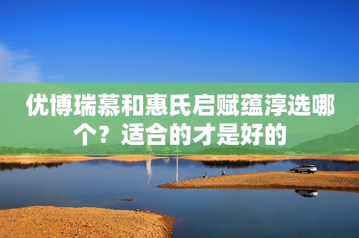 优博瑞慕和惠氏启赋蕴淳选哪个？适合的才是好的