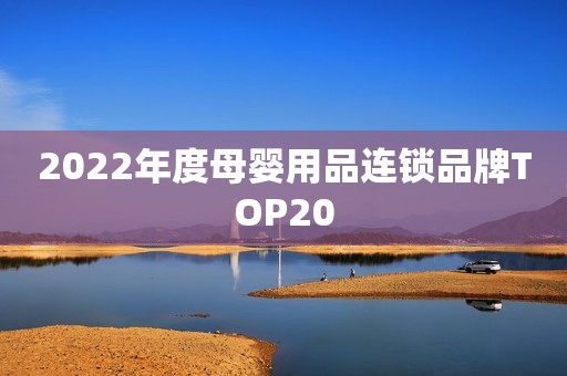 2022年度母婴用品连锁品牌TOP20