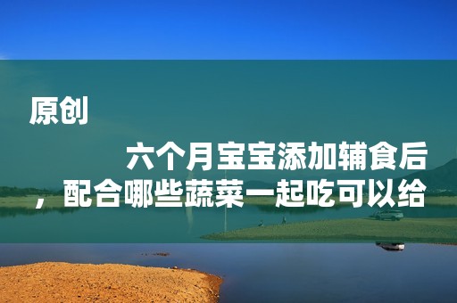 原创
            六个月宝宝添加辅食后，配合哪些蔬菜一起吃可以给宝宝提供营养？
