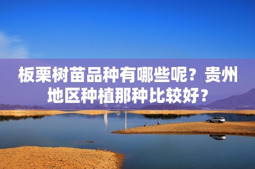 板栗树苗品种有哪些呢？贵州地区种植那种比较好？