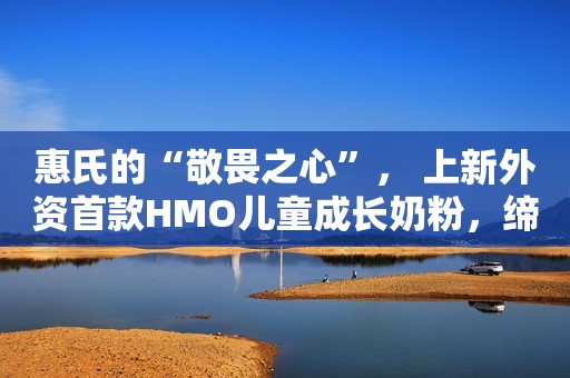 惠氏的“敬畏之心”， 上新外资首款HMO儿童成长奶粉，缔造HMO时代“新风标”