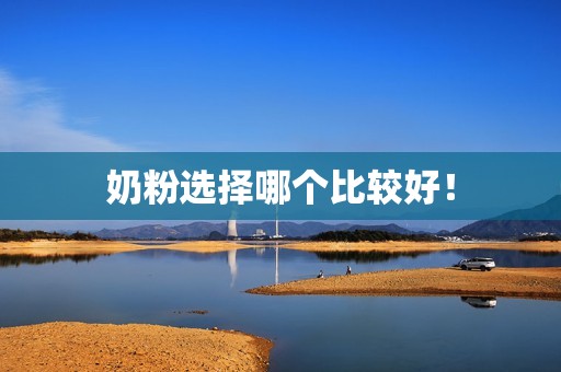 奶粉选择哪个比较好！