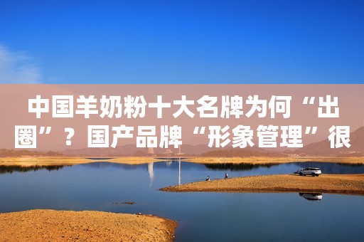 中国羊奶粉十大名牌为何“出圈”？国产品牌“形象管理”很重要