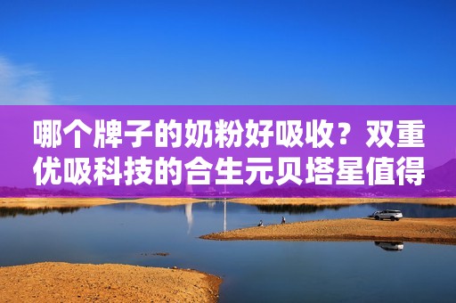 哪个牌子的奶粉好吸收？双重优吸科技的合生元贝塔星值得选择！