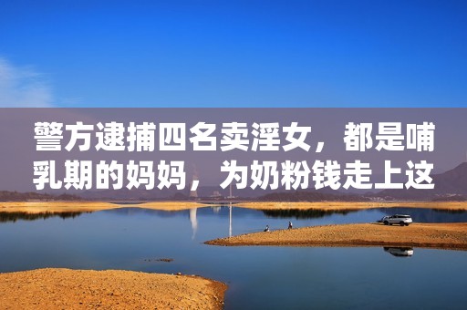 警方逮捕四名卖淫女，都是哺乳期的妈妈，为奶粉钱走上这条路