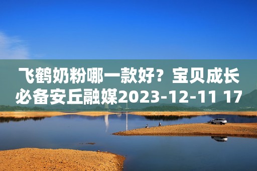 飞鹤奶粉哪一款好？宝贝成长必备安丘融媒2023-12-11 17:29湖北安丘融媒2023-12-11 17:29湖北