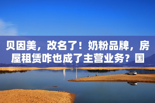 贝因美，改名了！奶粉品牌，房屋租赁咋也成了主营业务？国产奶粉第一股，改名能否改运？央视财经2019-10-22 19:21央视财经2019-10-22 19:21