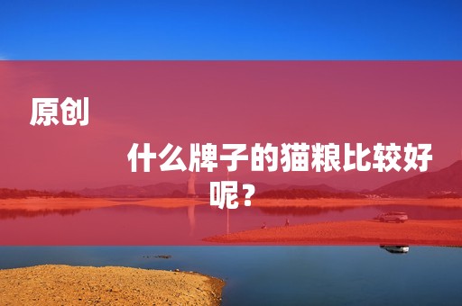 原创
            什么牌子的猫粮比较好呢？