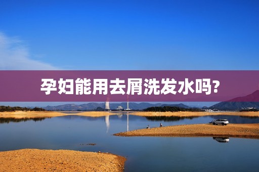 孕妇能用去屑洗发水吗?