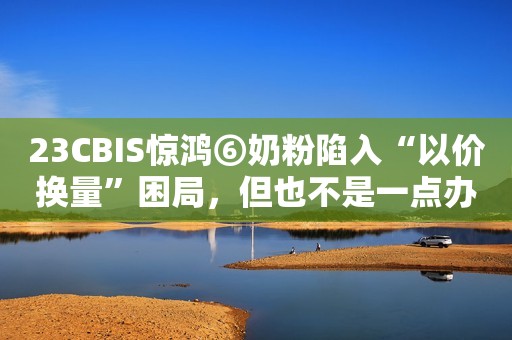 23CBIS惊鸿⑥奶粉陷入“以价换量”困局，但也不是一点办法没有