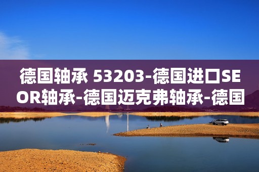 德国轴承 53203-德国进口SEOR轴承-德国迈克弗轴承-德国SEOR进口轴承
