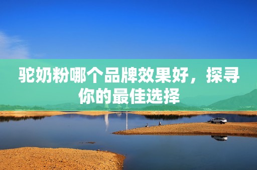 驼奶粉哪个品牌效果好，探寻你的最佳选择