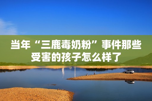 当年“三鹿毒奶粉”事件那些受害的孩子怎么样了