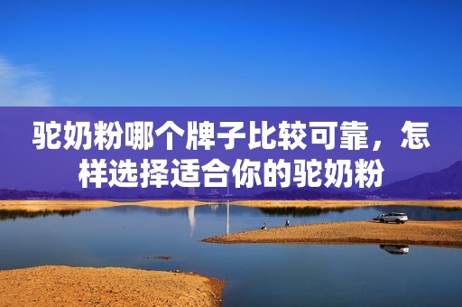 驼奶粉哪个牌子比较可靠，怎样选择适合你的驼奶粉