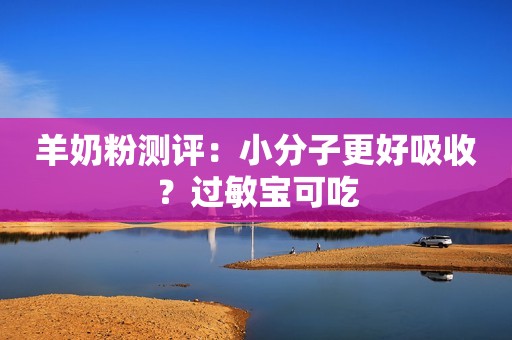羊奶粉测评：小分子更好吸收？过敏宝可吃