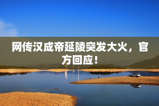 网传汉成帝延陵突发大火，官方回应！